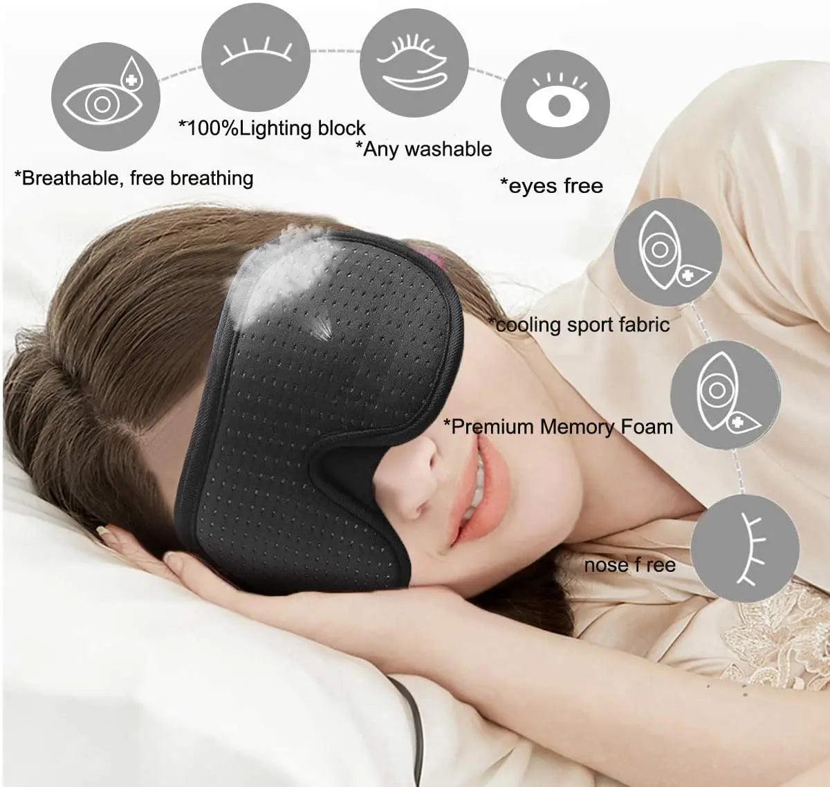 3D Memory Foam Sleep Mask