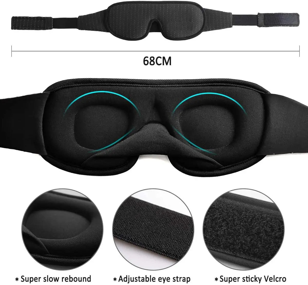 3D Memory Foam Sleep Mask