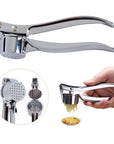 Stainless Steel Garlic Press Crusher