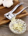 Stainless Steel Garlic Press Crusher