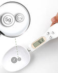 Electronic kitchen weight measuring spoon