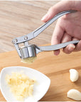 Stainless Steel Garlic Press Crusher