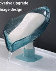 Leaf Shape Soap Holder with Suction Cup