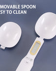 Electronic kitchen weight measuring spoon